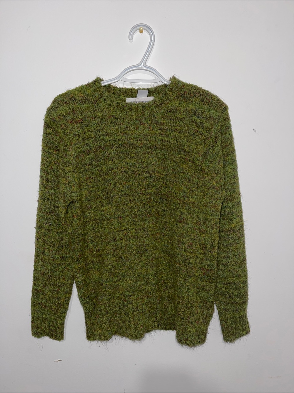Jones New York Olive Green Crewneck Sweater